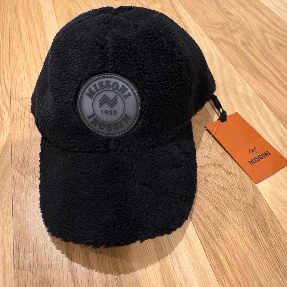 Missoni Black Textured Cap